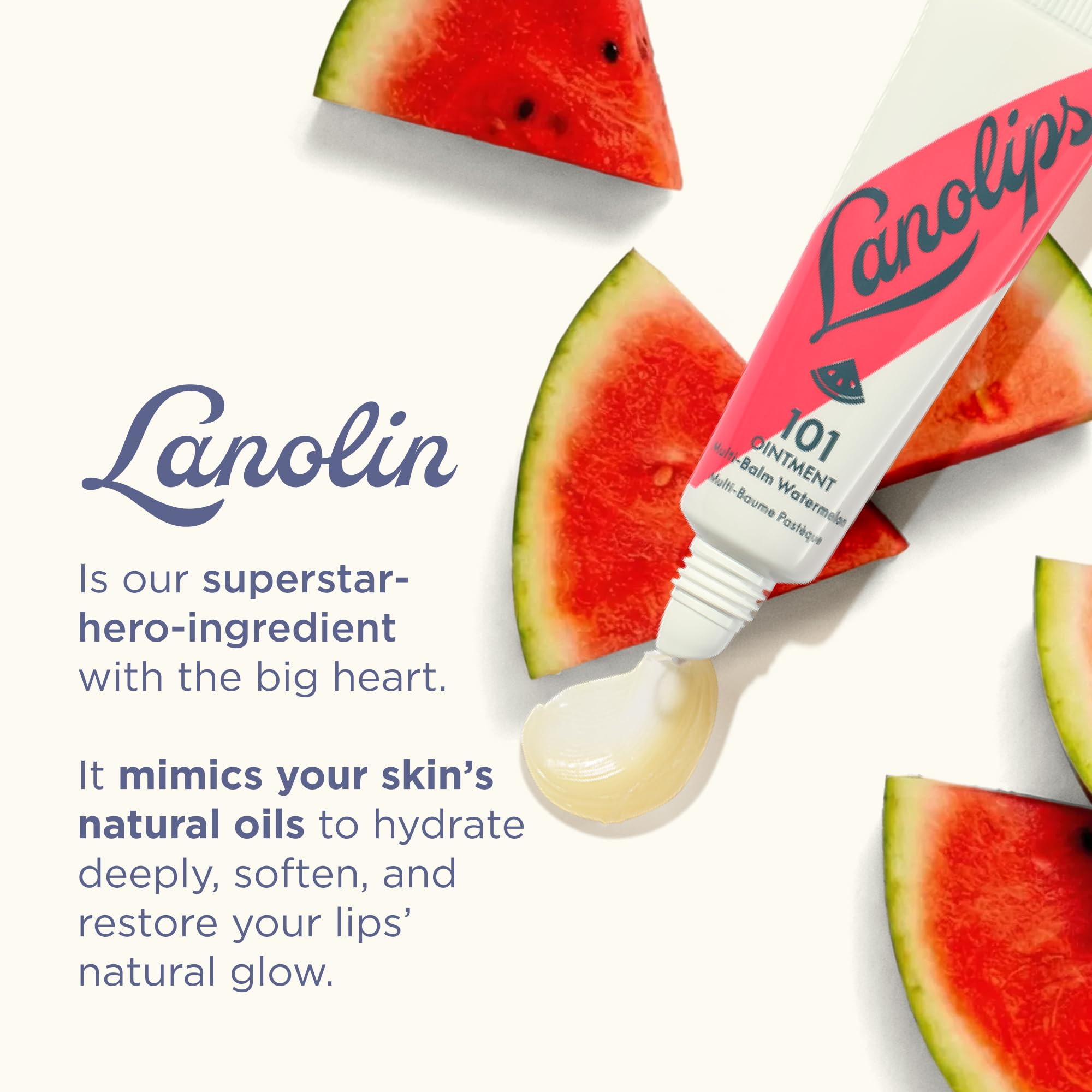 Lanolips 101 Ungüento libre de crueldad animal y fragancias artificiales.