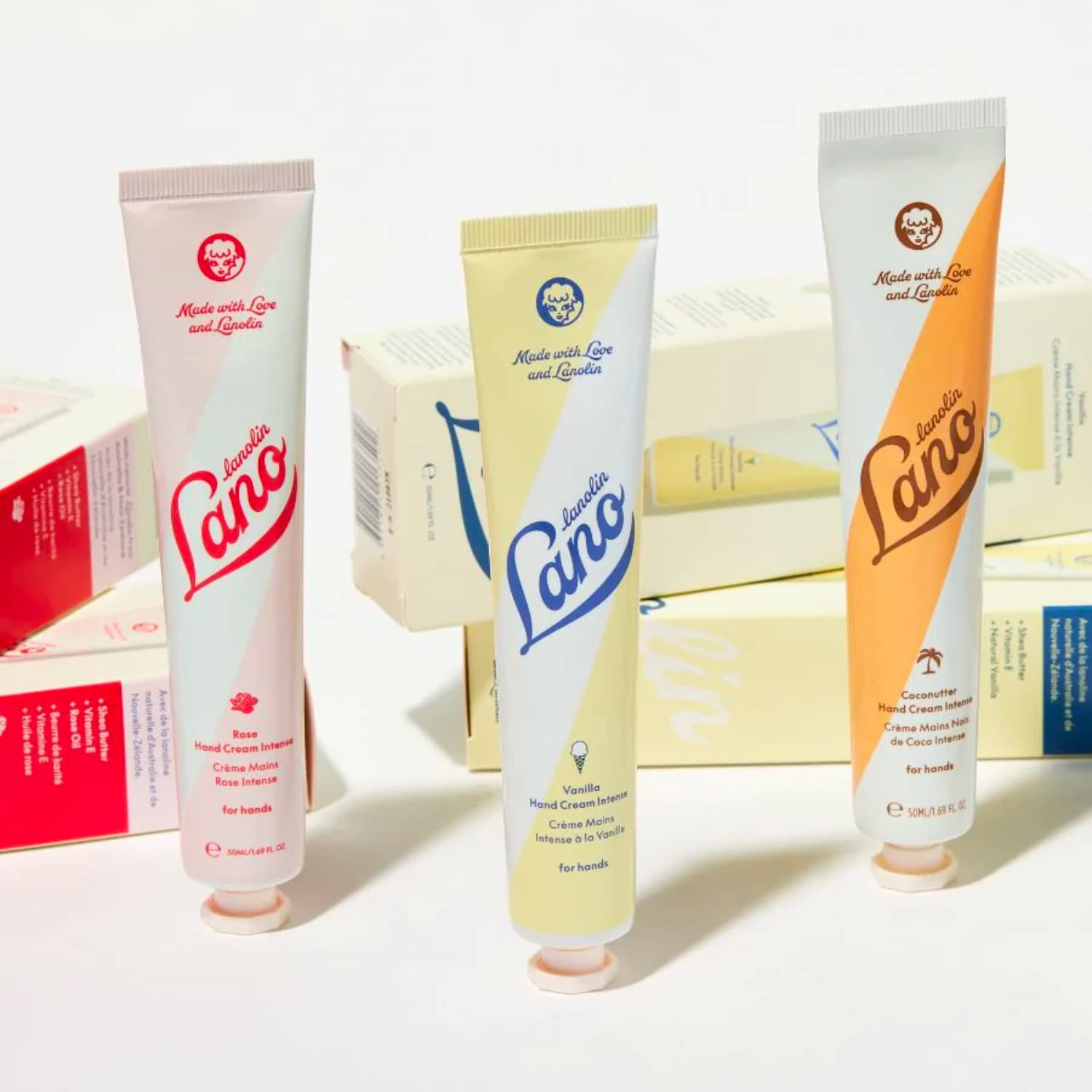 Textura seda de Lanolips crema para manos sin grasa