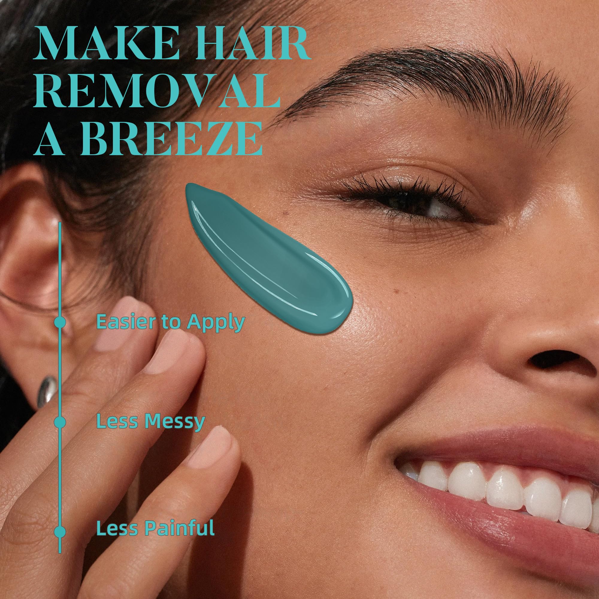 LANSLEYWAX non-stick wax pot edge allows easy removal and reuse.
