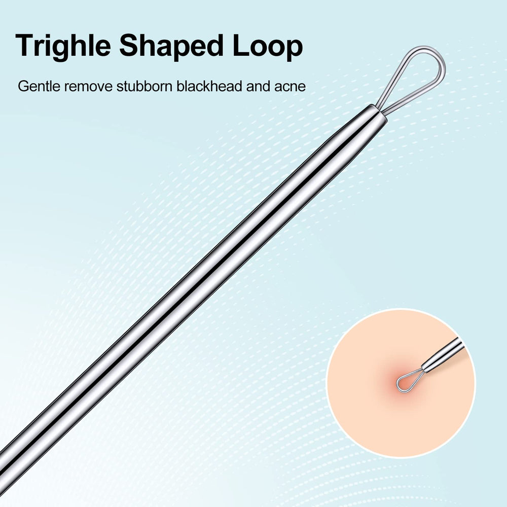 Lanties titanium blackhead extractor for clean pores with precision.