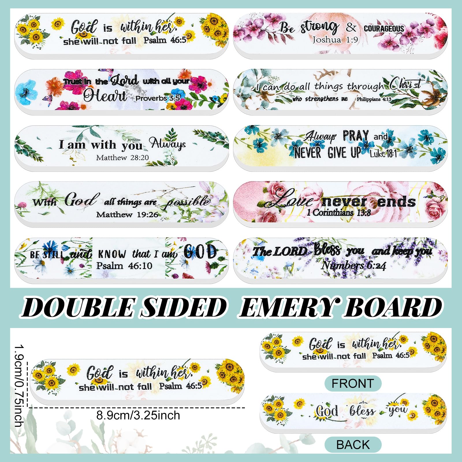 Lanties EVA-material nail files deliver durable daily use.