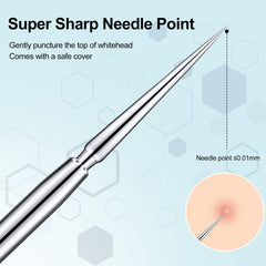 Lanties face blemish remover tool with durable titanium design.