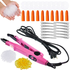 Lanties fusion heat tool for at-home hair extensions application