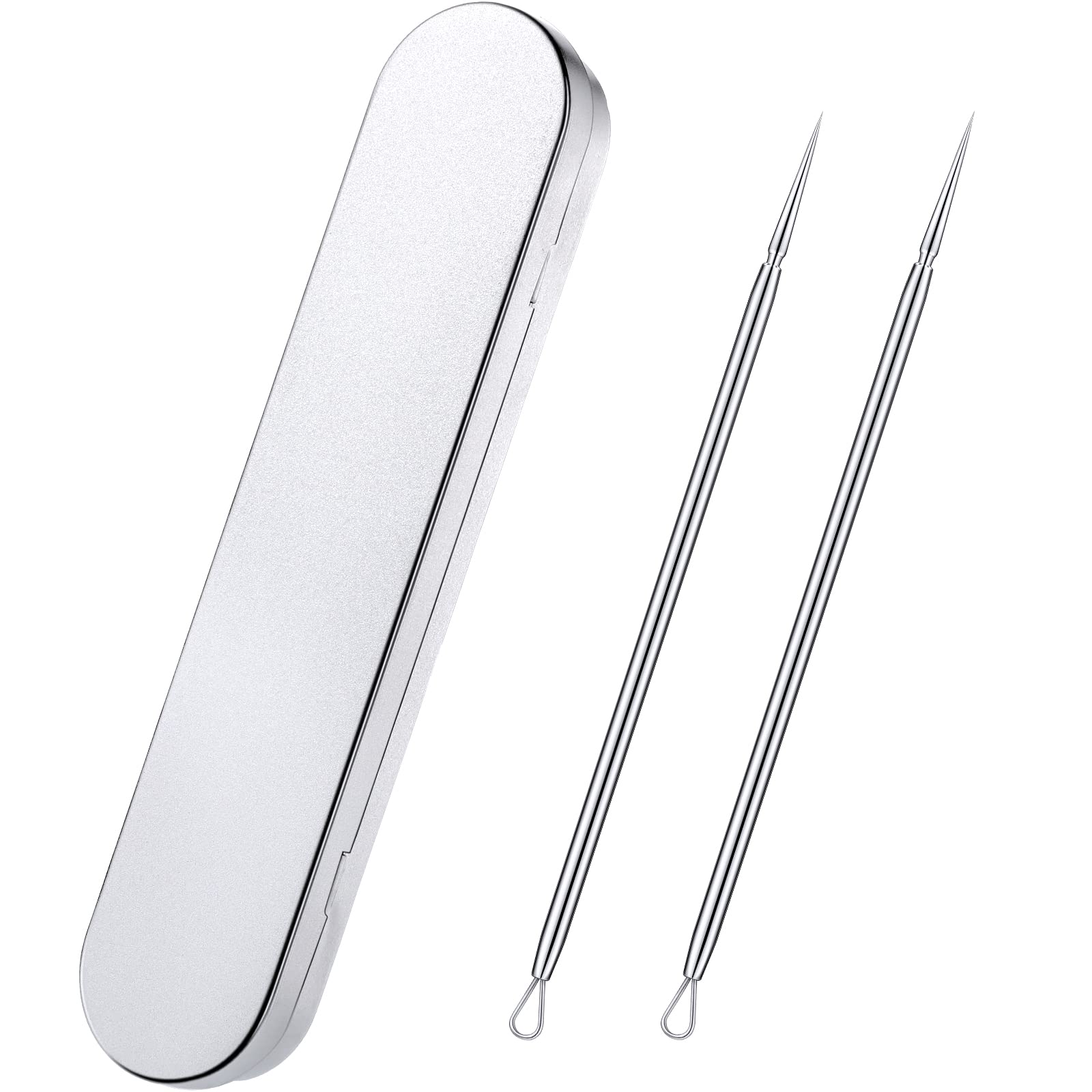 Lanties titanium lancet needle 2-pack for precise blemish extraction.