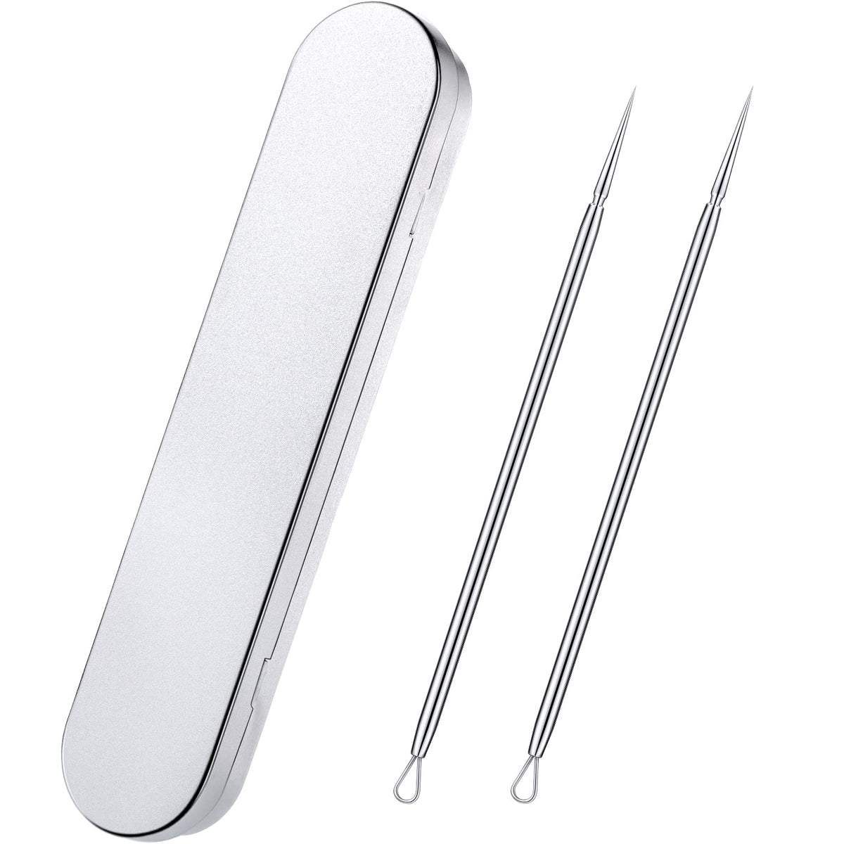 Lanties titanium lancet needle 2-pack for precise blemish extraction.
