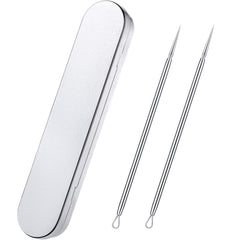 Lanties titanium lancet needle 2-pack for precise blemish extraction.