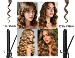 LANVIER adjustable heat settings for different hair types