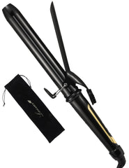 LANVIER long-barrel curling iron for long hair with faster, fuller curls