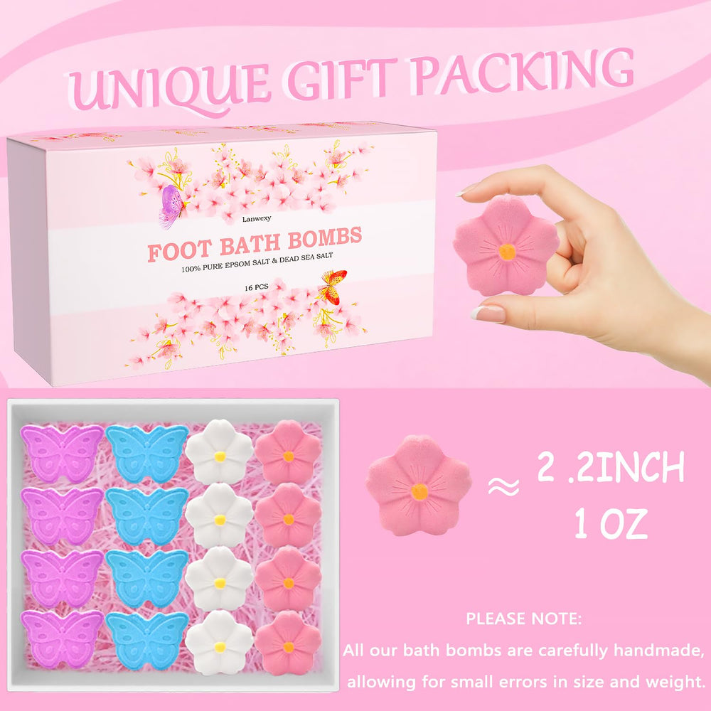 Lanwexy Bombas para Pies aceite árbol de té para limpieza suave