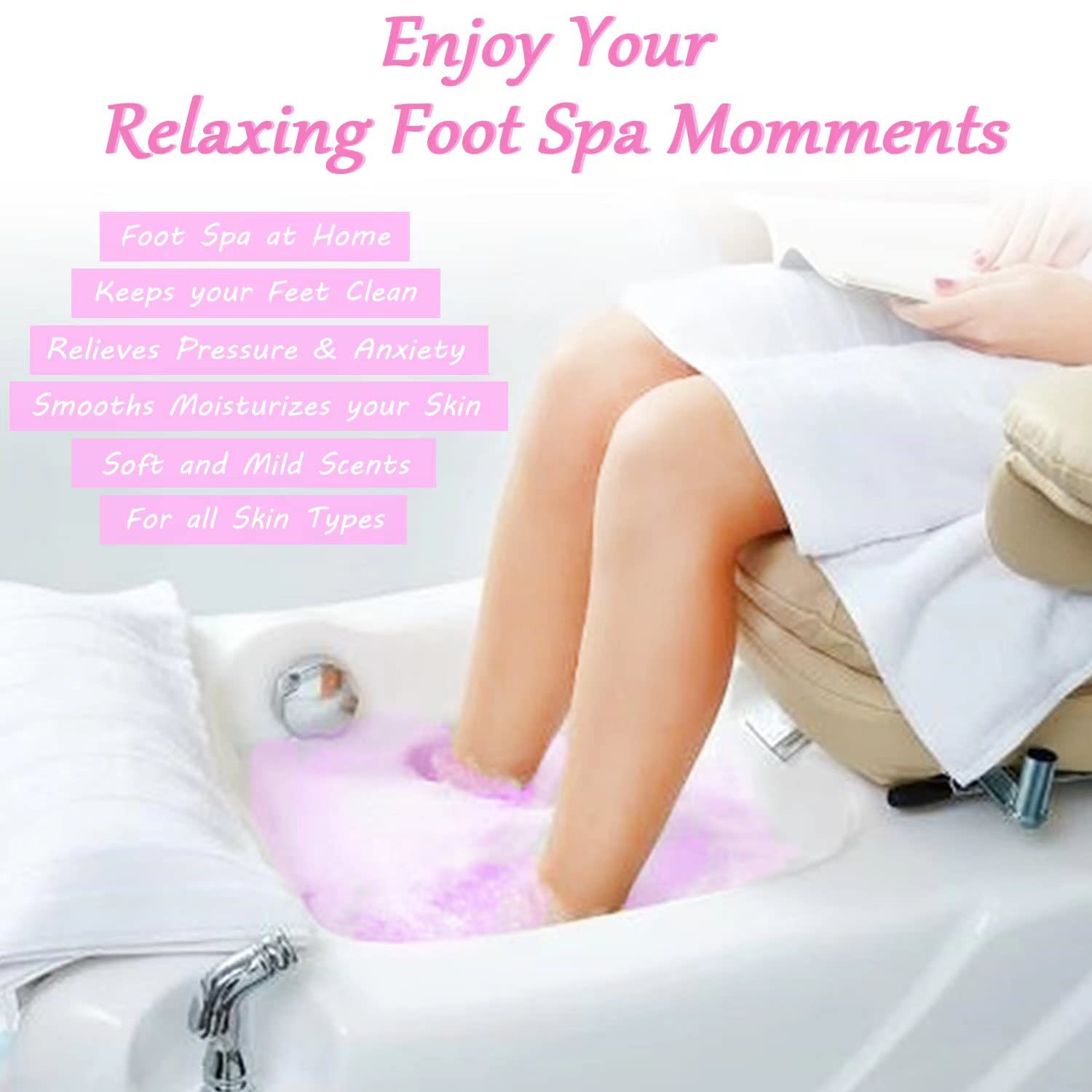 Lanwexy Bombas para Pies: ritual relajante para pies cansados.