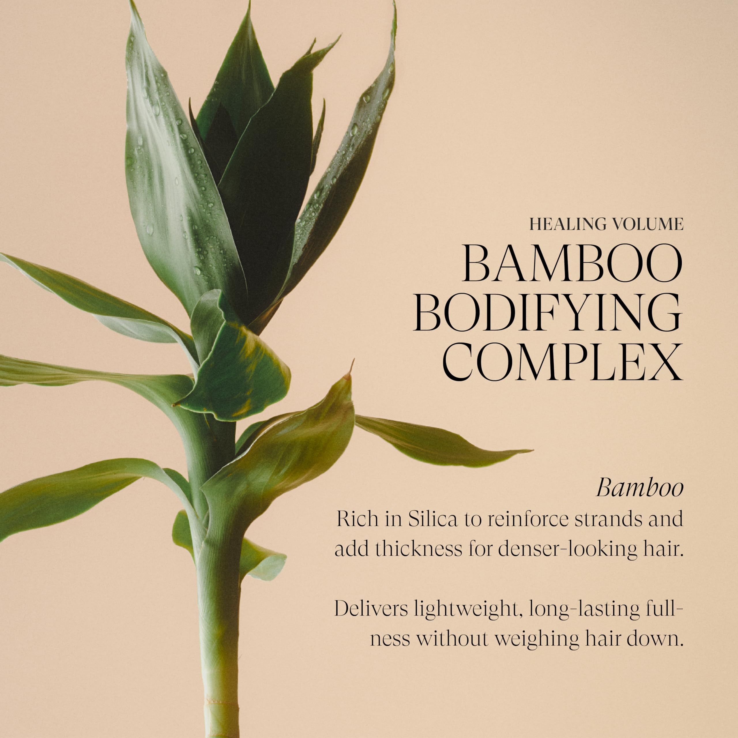 L’ANZA Healing Volume Zero Weight Gel demonstrating frizz control and shine.