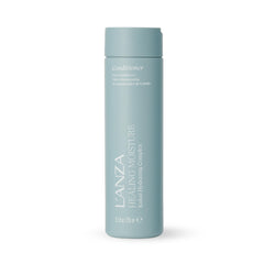 L’ANZA Healing Moisture Kukui Nut Conditioner bottle for all hair types, offering hydration and shine