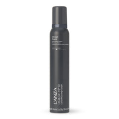 L’ANZA Healing Style Design Foam bottle shows lightweight hold for touchable styling.