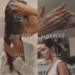 L’ANZA Healing Style paste dispense action enabling controlled, weight-free styling