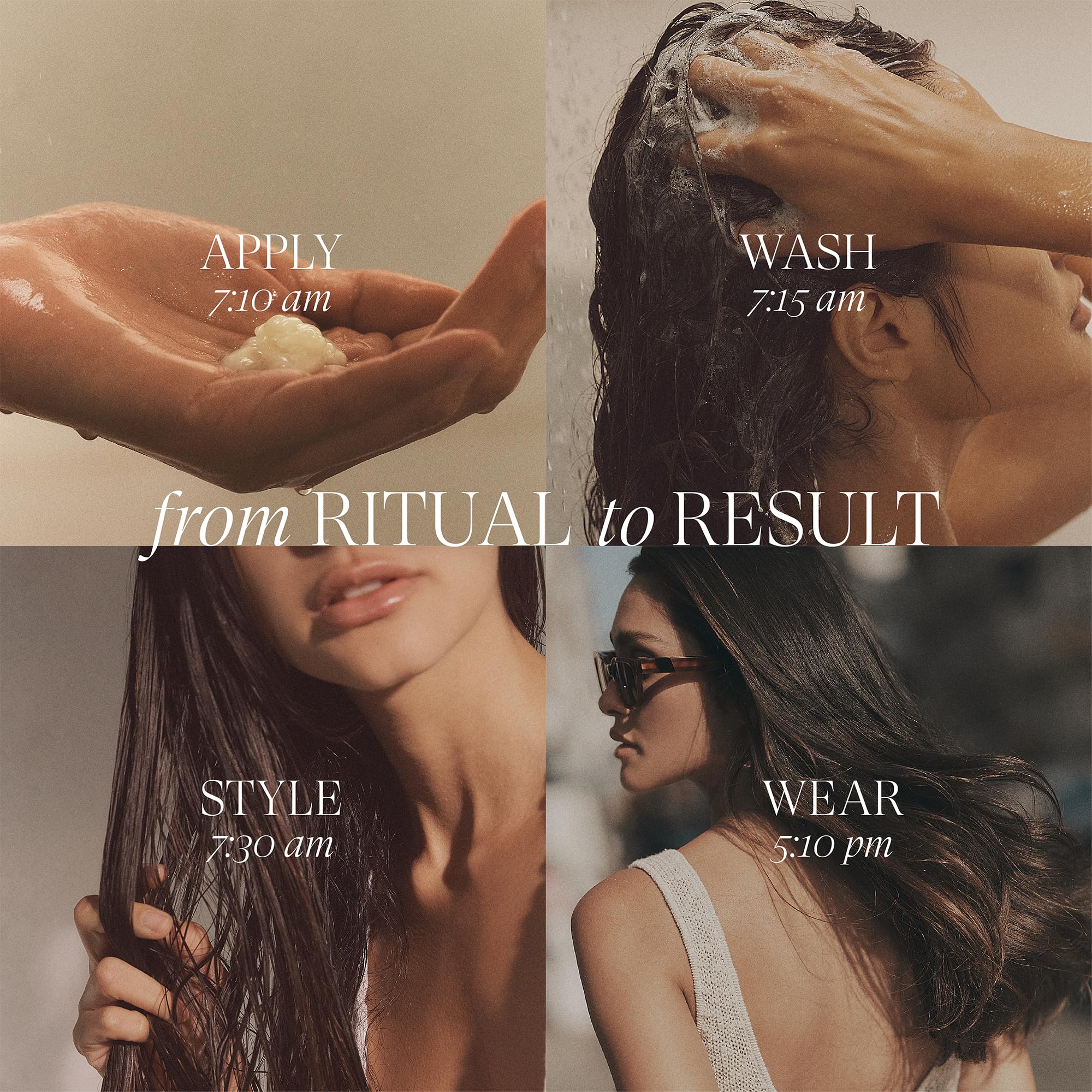 L’ANZA Keratin Healing Oil conditioner dispense scene for smooth styling
