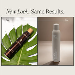 L’ANZA finishing spray mist providing anti-frizz control for smooth hair