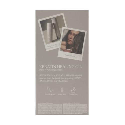 L’ANZA Keratin Healing Oil set display in store