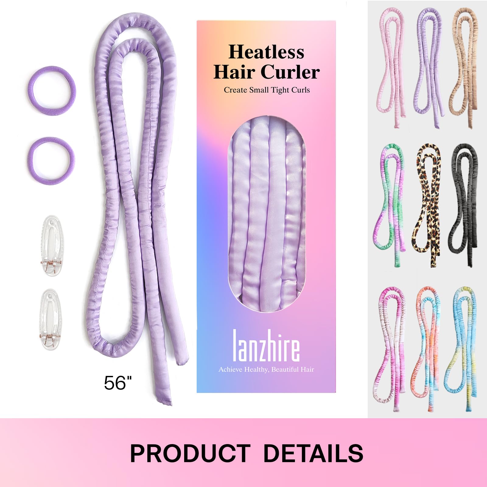 Lanzhire heatless curls headband makes a thoughtful gift set.