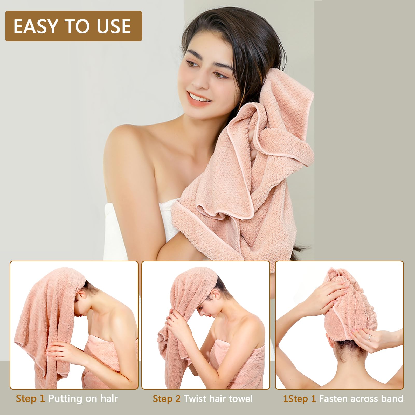 Absorbent Laojbaba towel demonstrates moisture uptake.