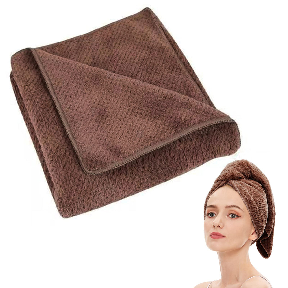 Laojbaba microfiber hair towel for quick dry and gentle hair care.