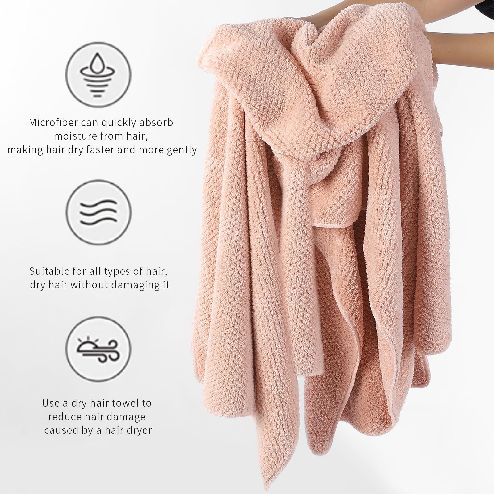Laojbaba microfiber towel is reusable and easy to care for.