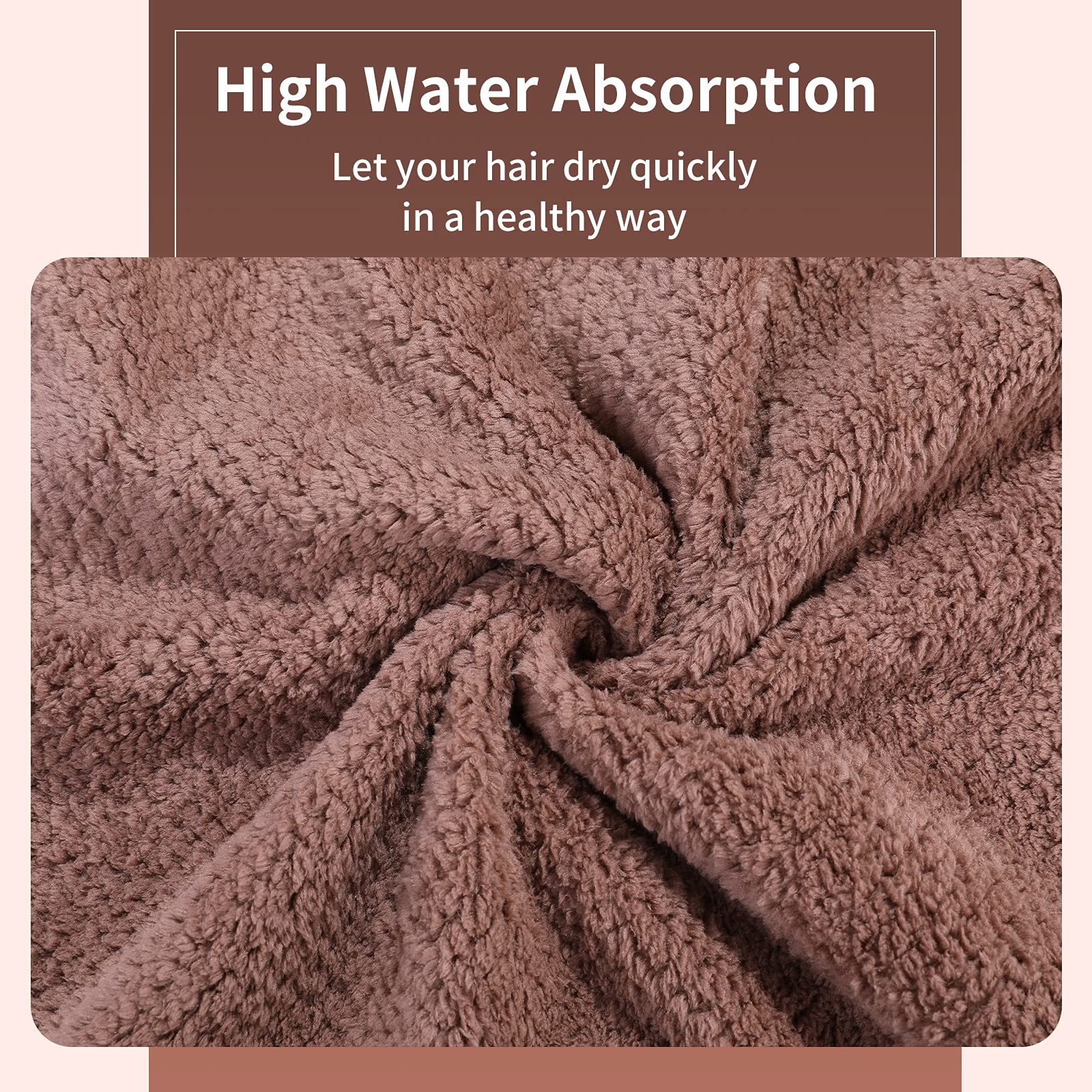 Laojbaba twist-secure hair towel keeps hands free during routine.