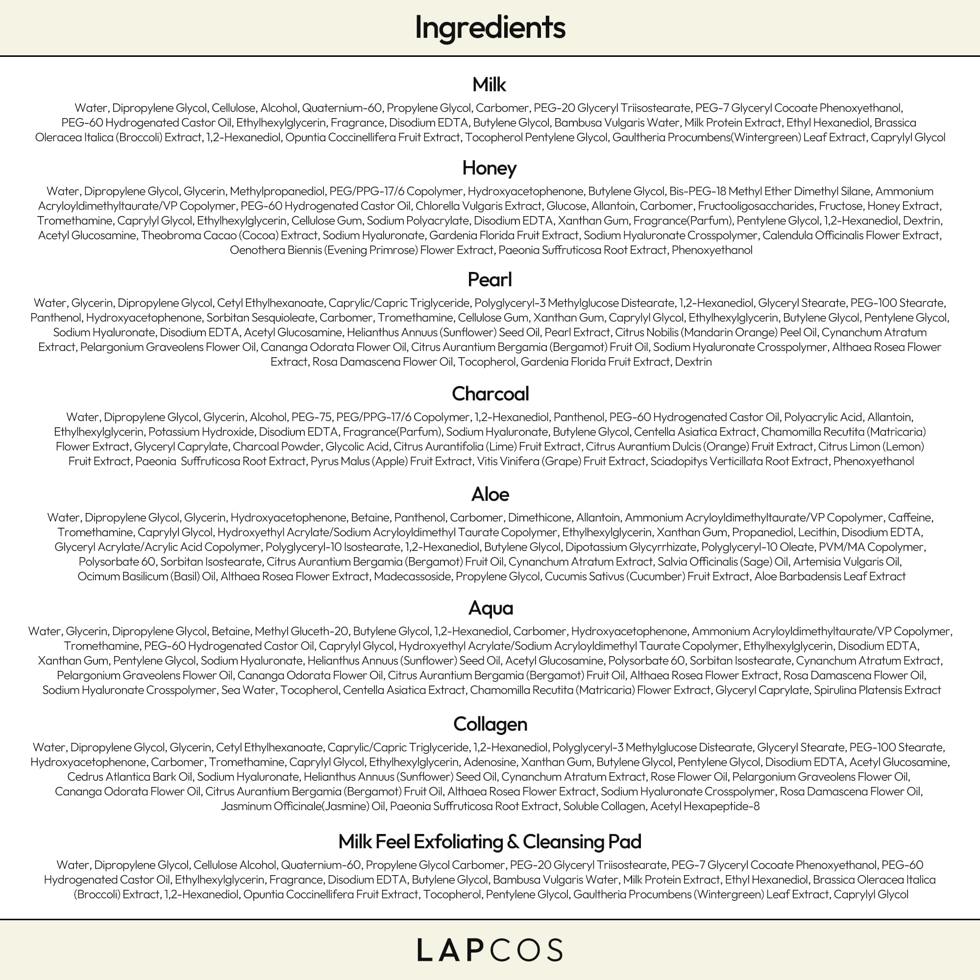 LAPCOS mascarilla carbón diaria para limpieza profunda y claridad.