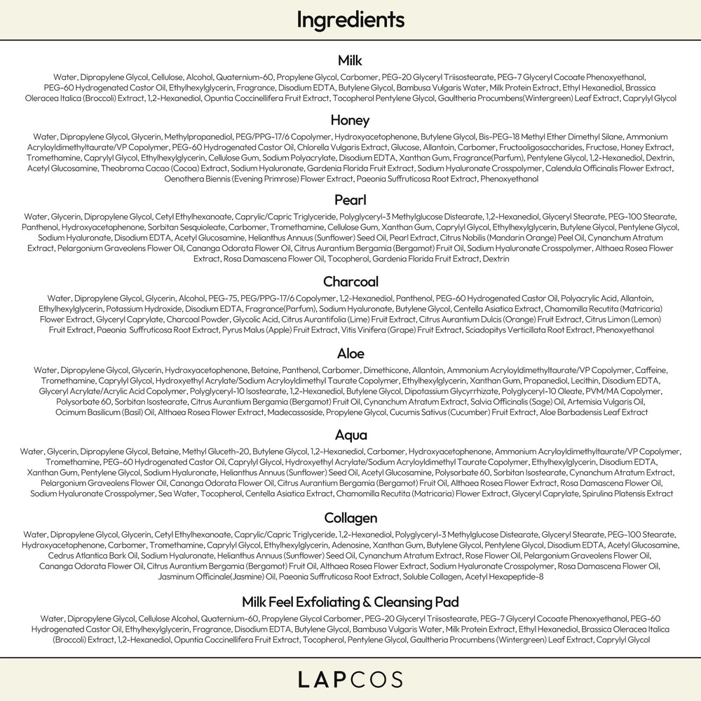 LAPCOS mascarilla carbón diaria para limpieza profunda y claridad.