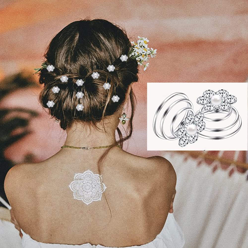 LAPOHI wedding-prom-party hair pins stay secure and shiny.