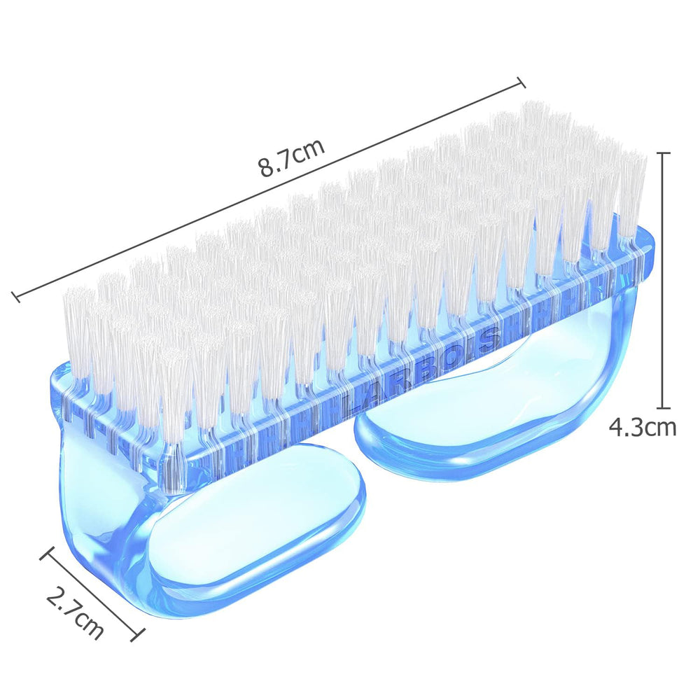Larbois 4-pack nail brushes for family bathroom use