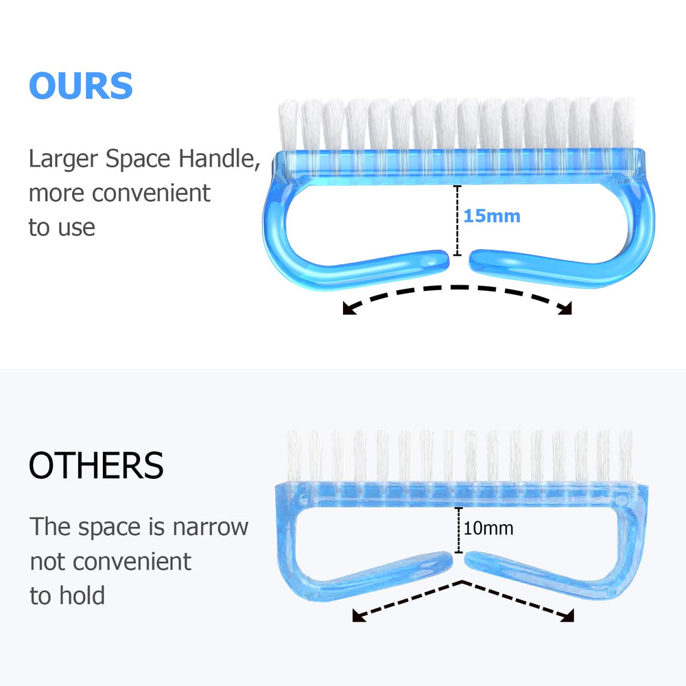 Larbois nail brush bristles offer flexible cleaning for fingertips