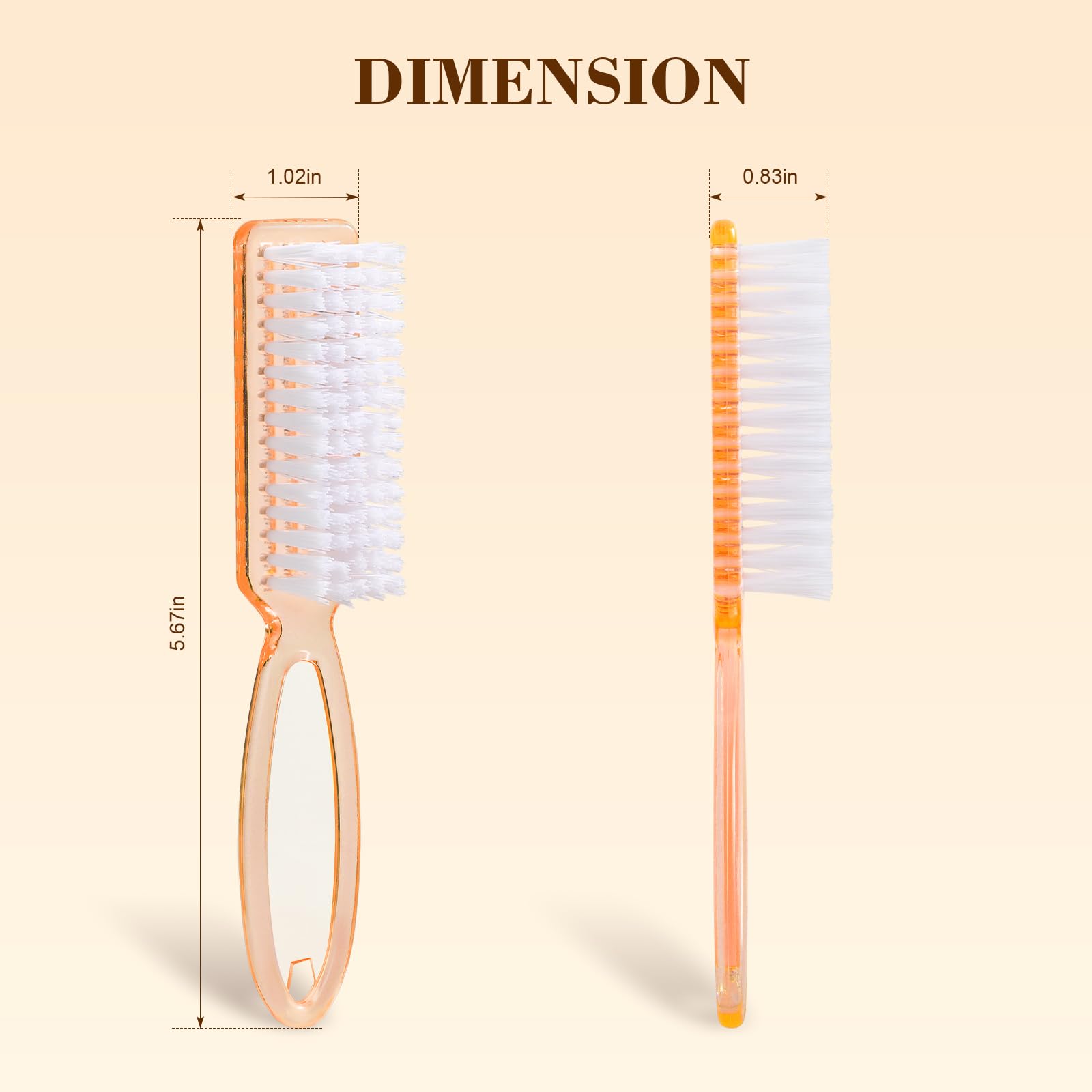 Larbois nail brush easy to hang and store in the bathroom.