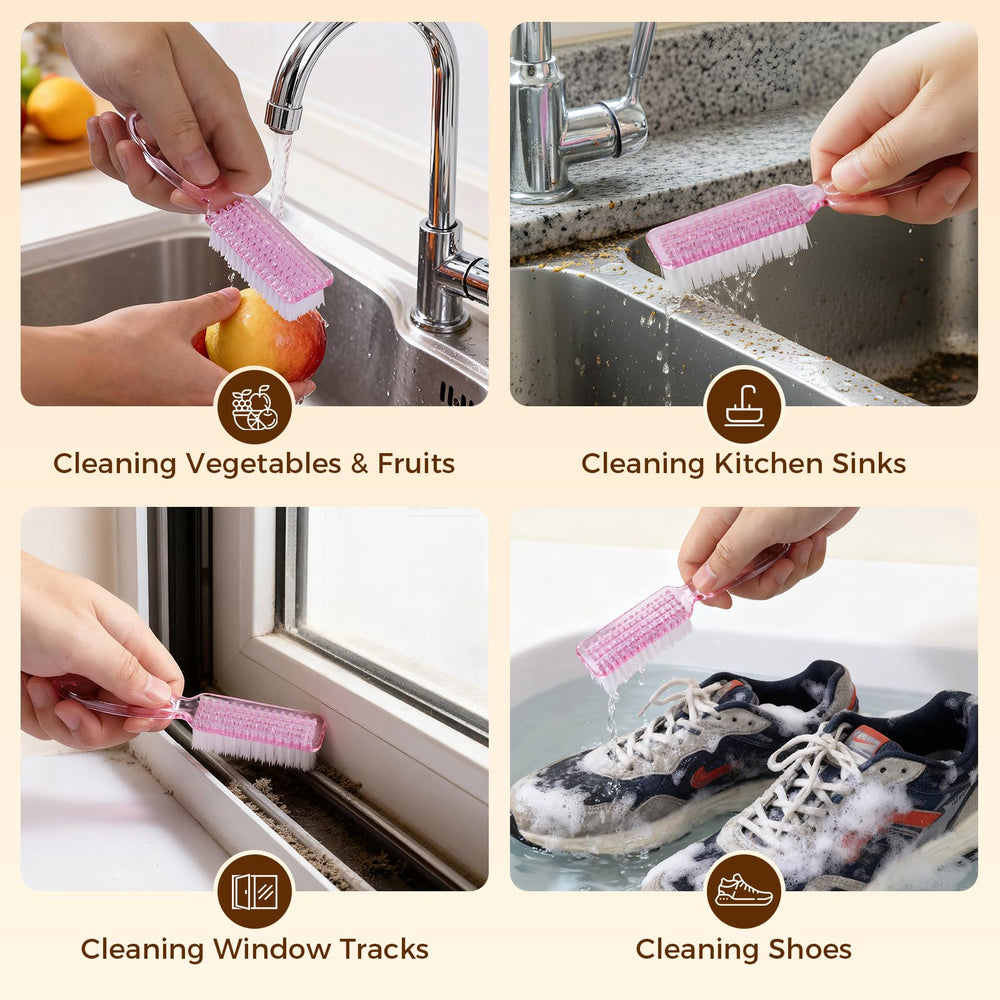 Larbois lightweight brush set ideal for travel and on-the-go cleaning.