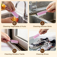Larbois lightweight brush set ideal for travel and on-the-go cleaning.