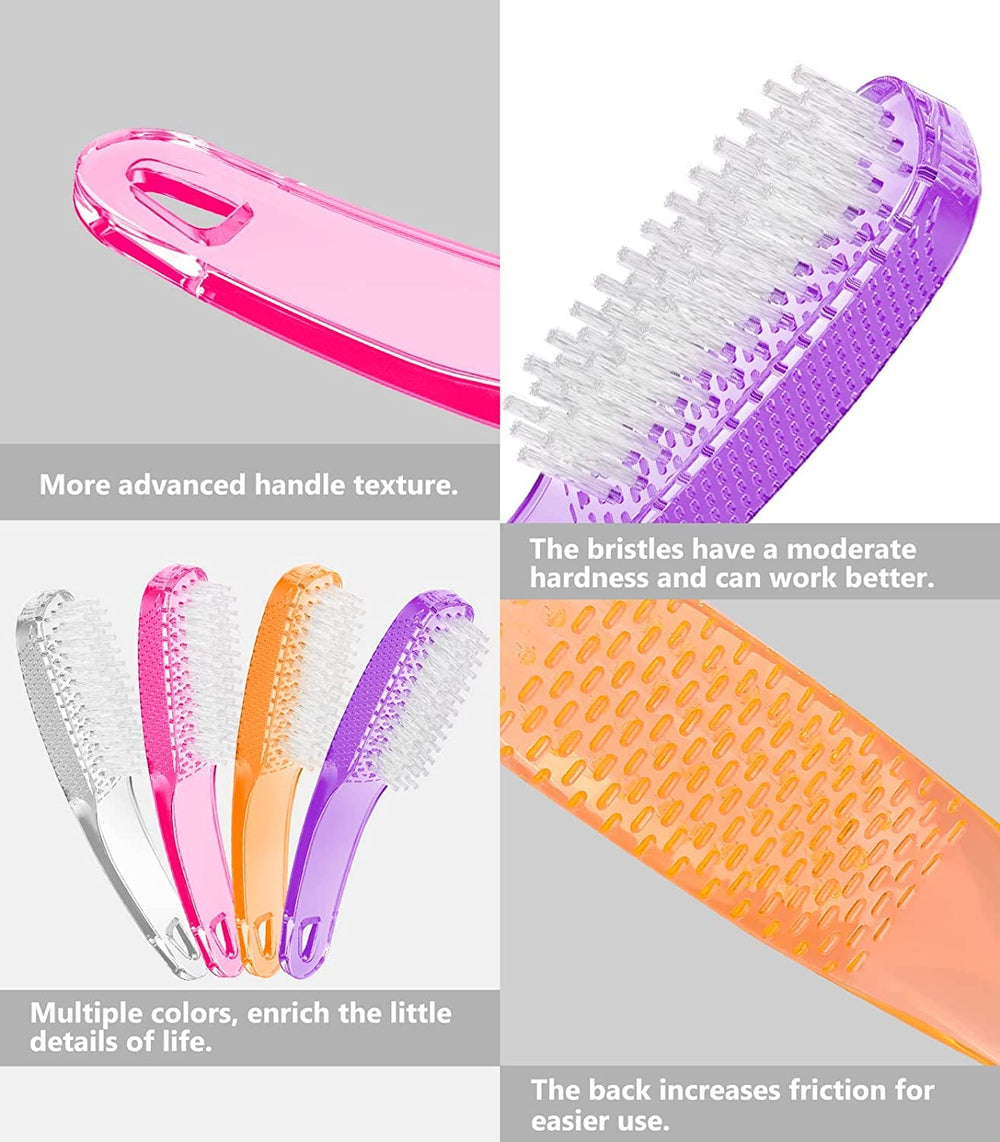 Larbois compact travel-size nail brush fits in a bag for on-the-go cleaning