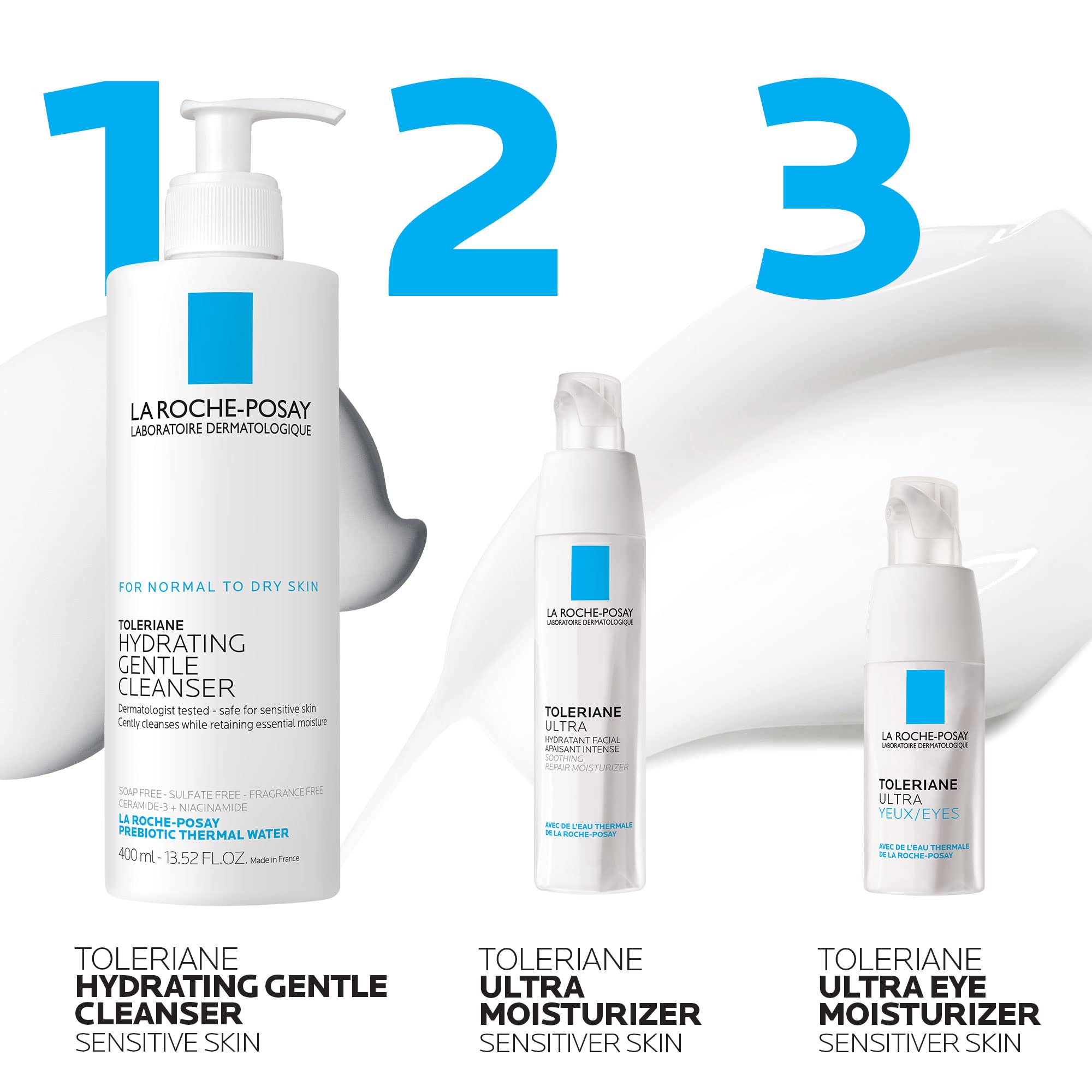 Allergy-tested label on La Roche-Posay packaging