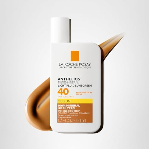La Roche-Posay Anthelios provides smooth makeup base for a refined look.