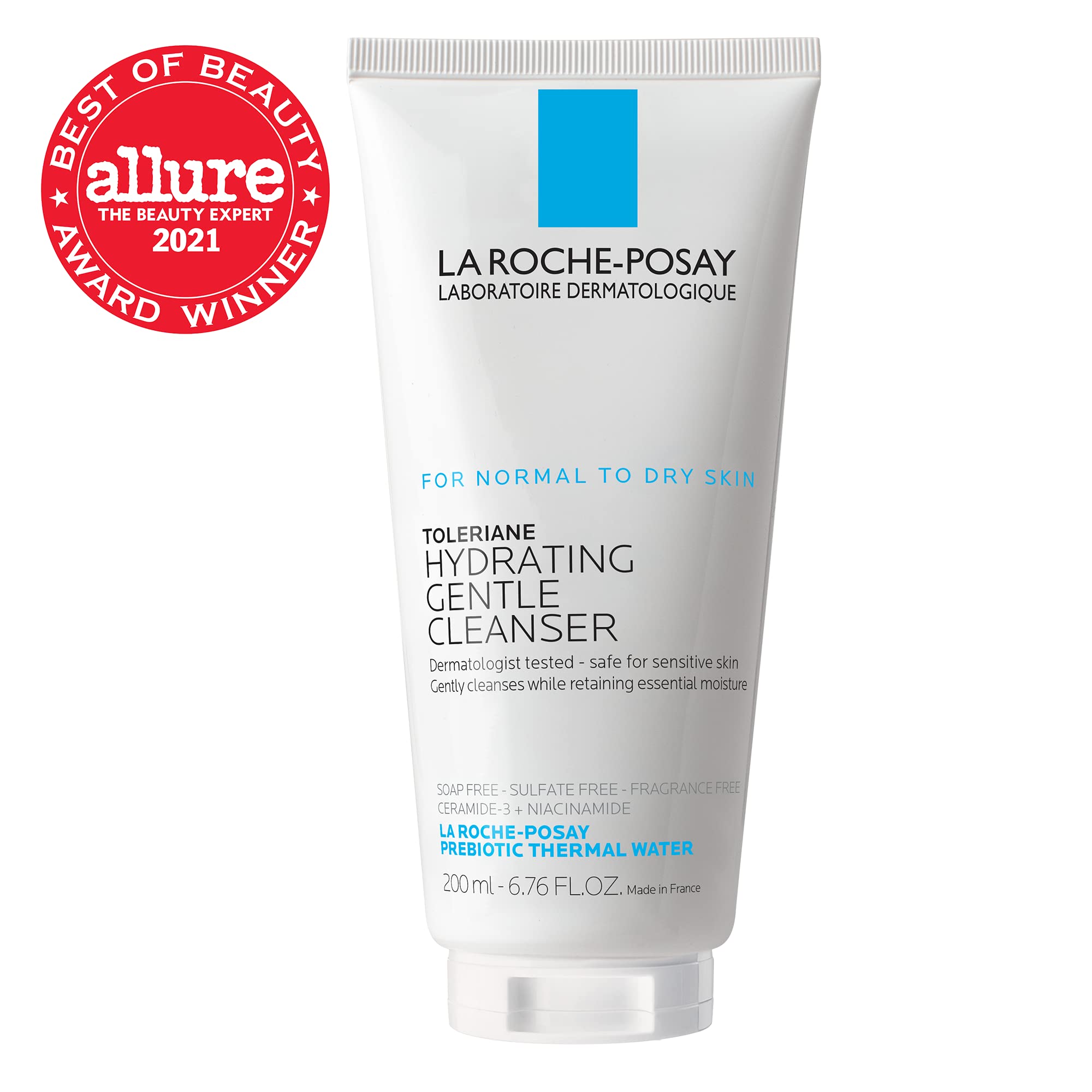 La Roche-Posay textura cremosa: sensación suave y cómoda tras la limpieza.