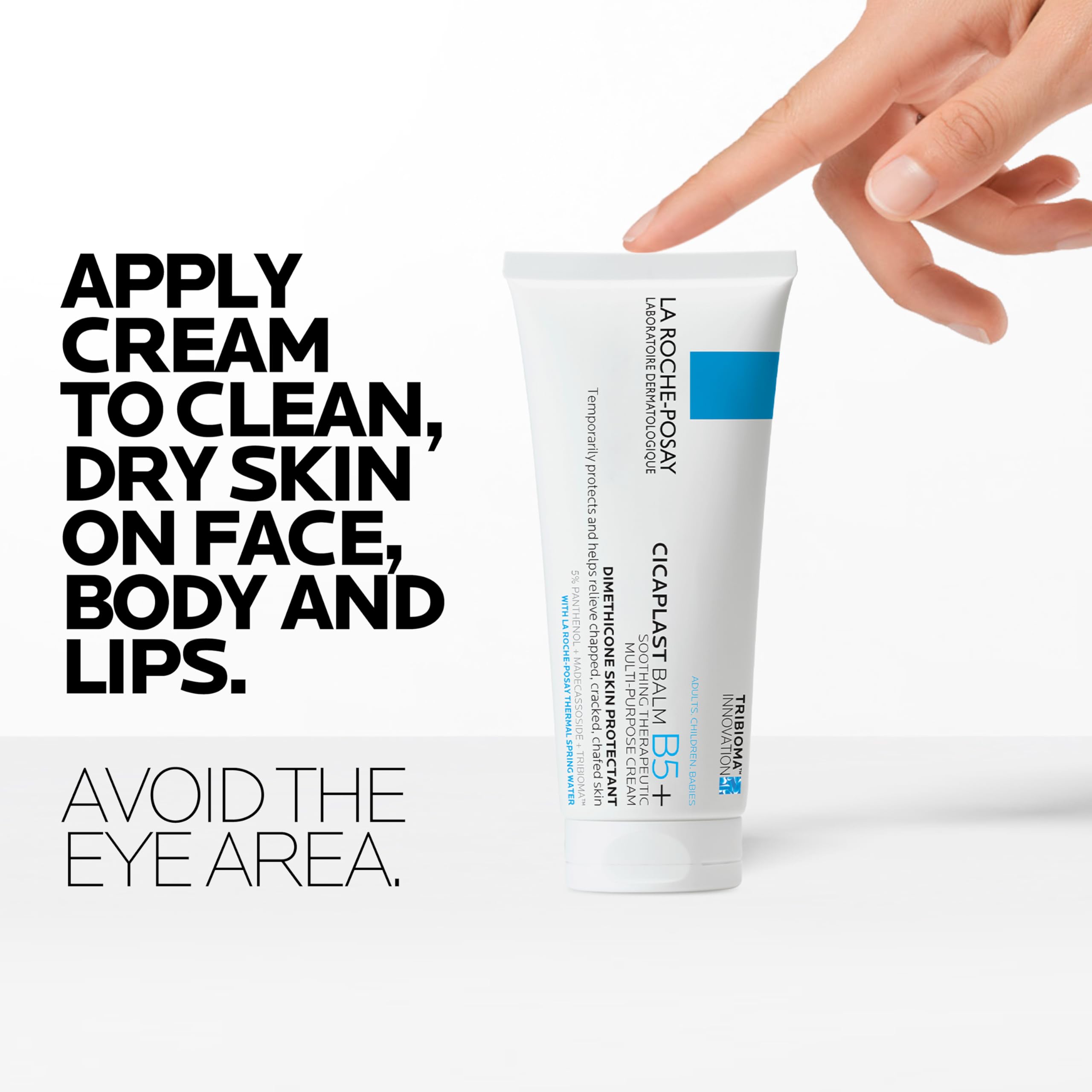 La Roche-Posay Cicaplast Balm B5+ madecassoside supports moisture barrier