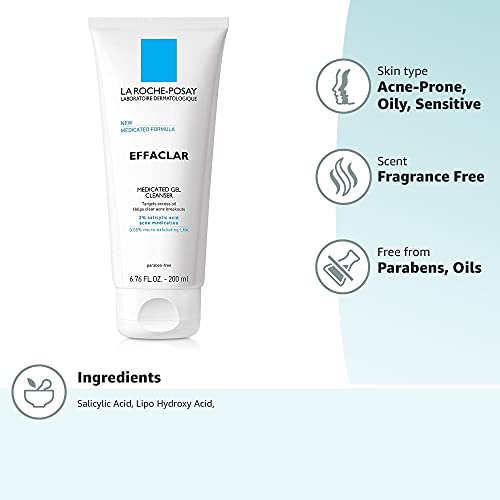Dual-action cleansing with glycerin to maintain hydration while purifying pores.