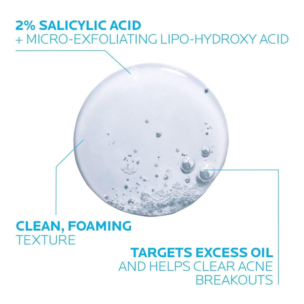 Ingredient label showing 2% salicylic acid and LHA for targeted exfoliation.