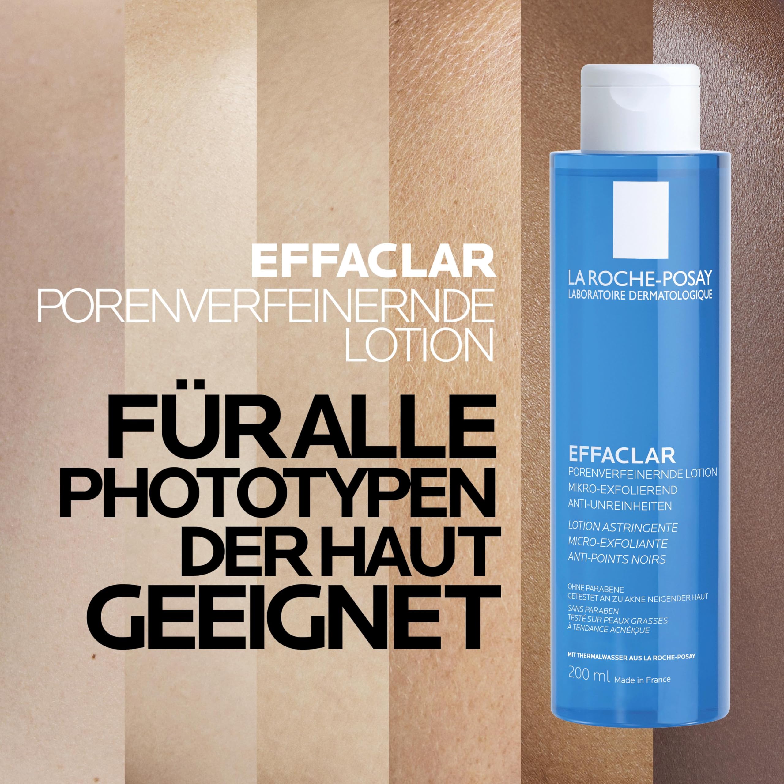 La Roche-Posay Effaclar toner packaging design highlight