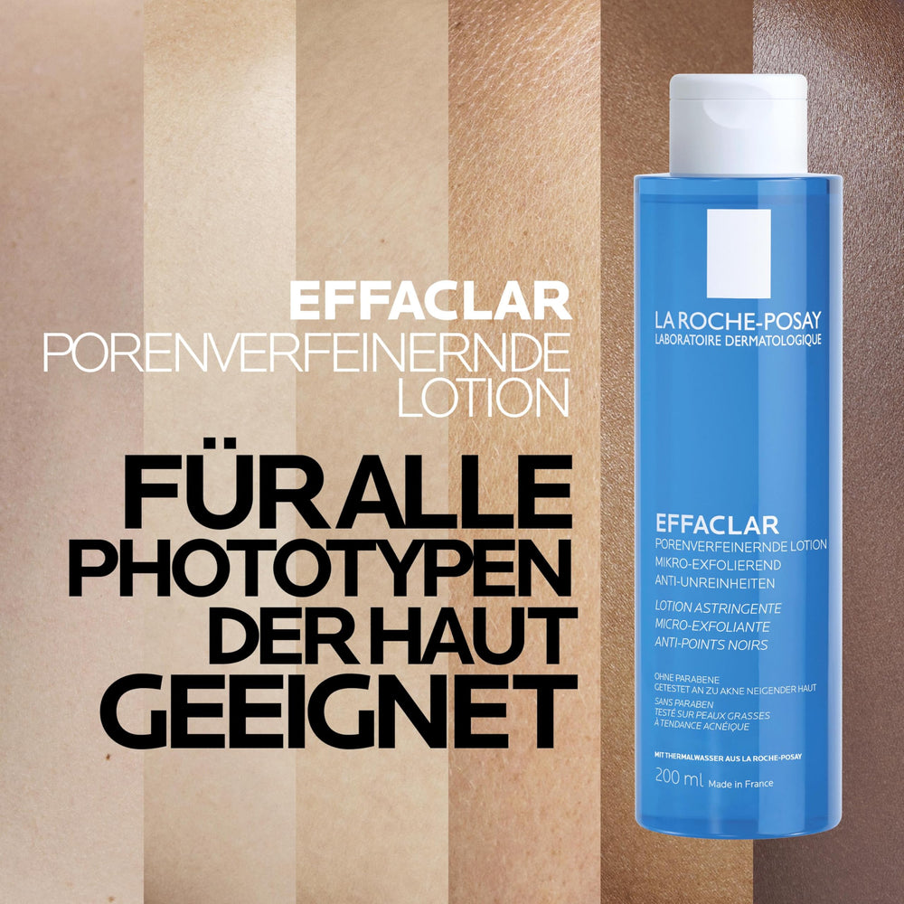 La Roche-Posay Effaclar toner packaging design highlight