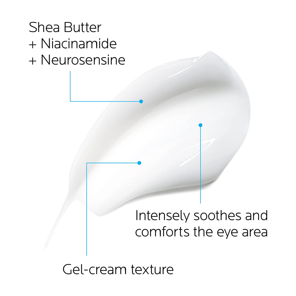 Neurosensine and Niacinamide soothing complex swatch for sensitive skin around eyes