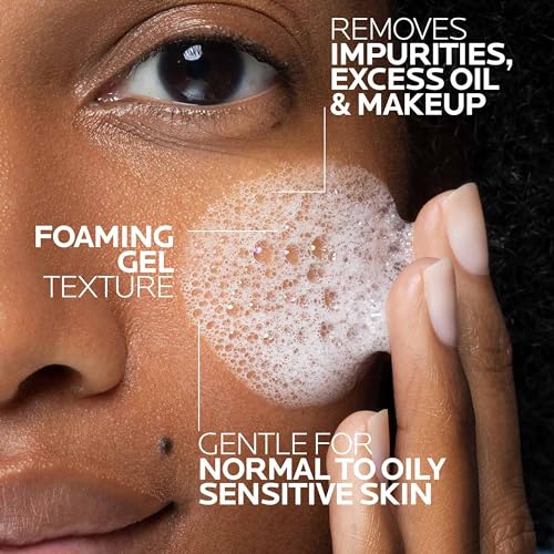 La Roche-Posay Toleriane Purifying Foaming Cleanser: ceramidas fortalecen barrera.