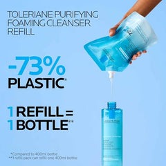 La Roche-Posay Toleriane Purifying Foaming Cleanser: espuma densa elimina impurezas.