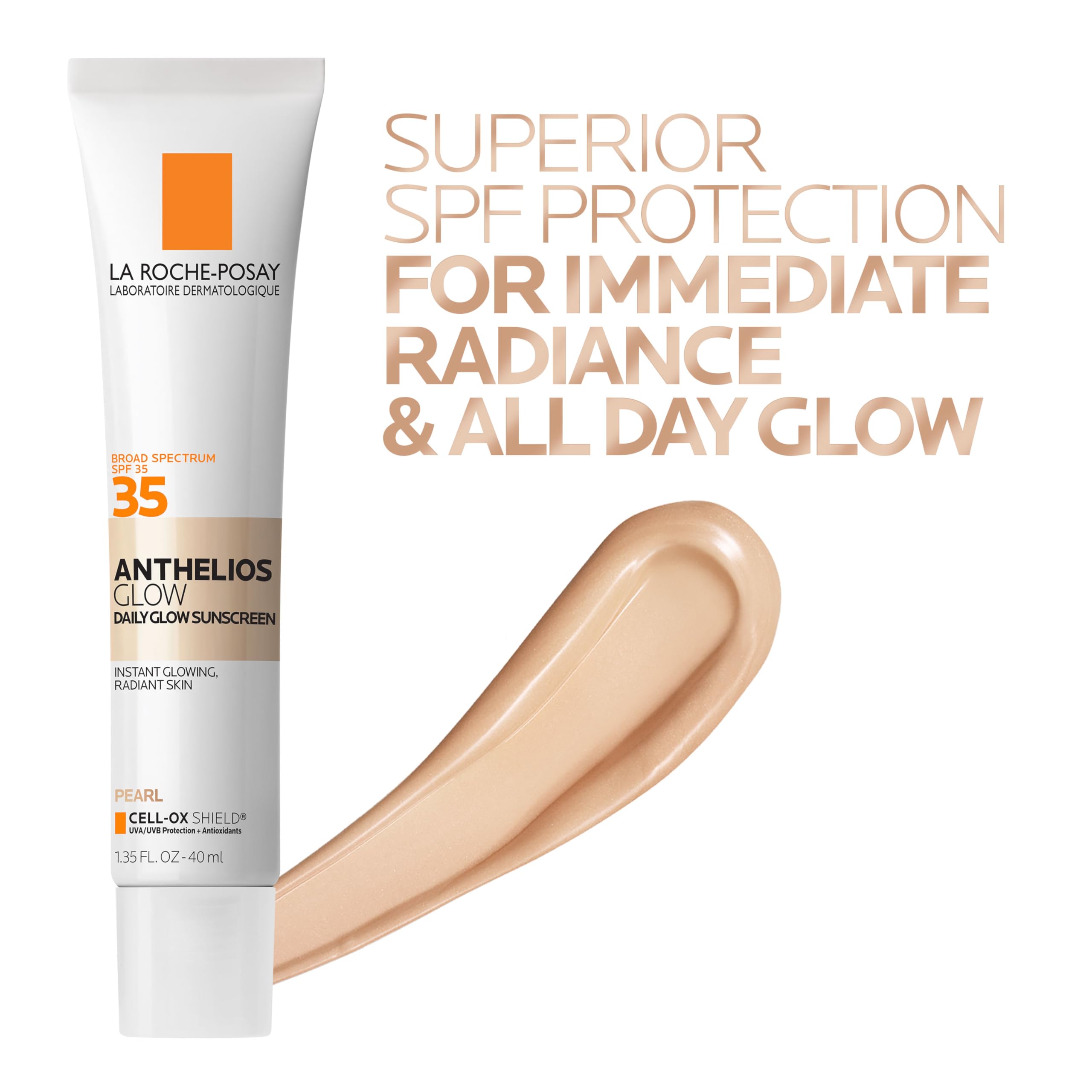 La Roche-Posay UV Glow Sunscreen fragrance-free formula for sensitive skin