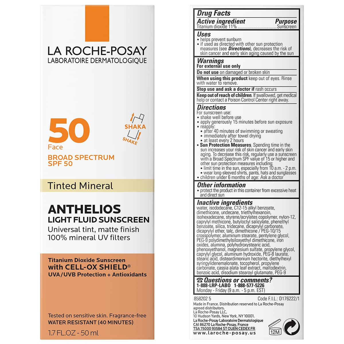 Apply Anthelios sunscreen before makeup for a lasting base