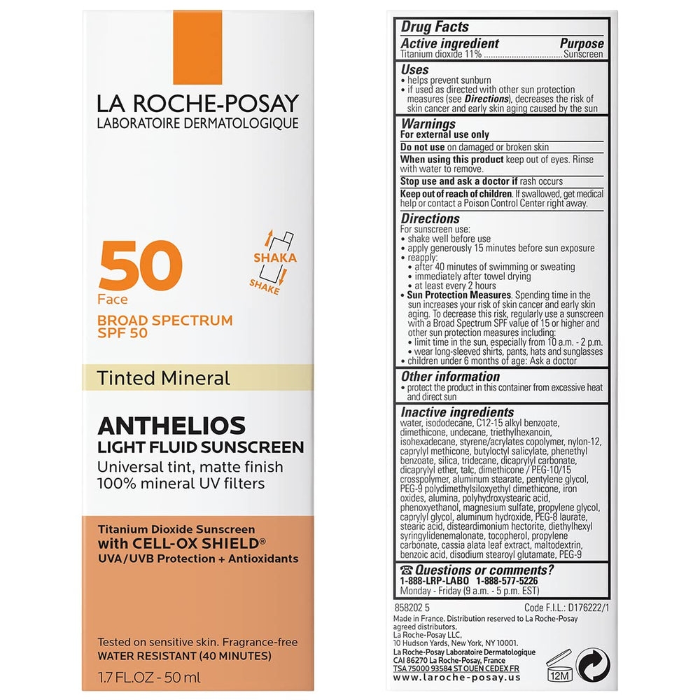 Apply Anthelios sunscreen before makeup for a lasting base