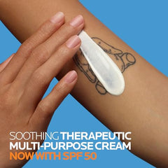 La Roche-Posay Cicaplast Balm B5 on hands helps soothe dry patches.